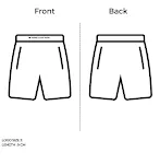 Naadloze dames shorts in effen kleur met hoge taille. Biedt comfort en veelzijdigheid, perfect voor dagelijks gebruik en sport. — foto 2
