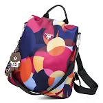 Mochila femenina coreana multifuncional antirrobo, gran capacidad, nueva impresión, para exteriores y ocio. Bolso de hombro versátil. — foto 8