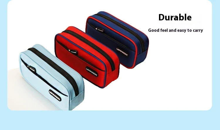 Title 14, Double Layer Pencil Case with Large Capacity an...