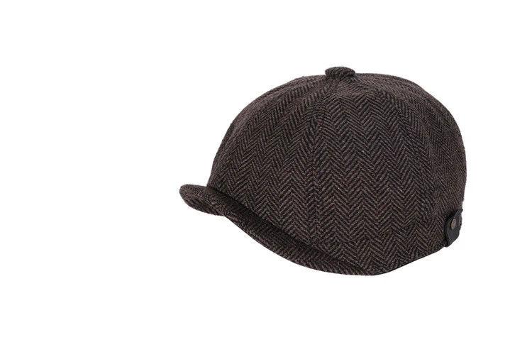 Title 3, Cappello ottagonale britannico stile newsboy pe...