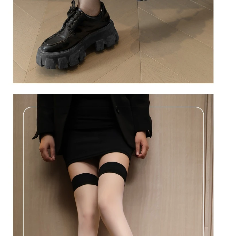 Title 9, Black Silk Stockings Anti-Snagging Durable Thin...
