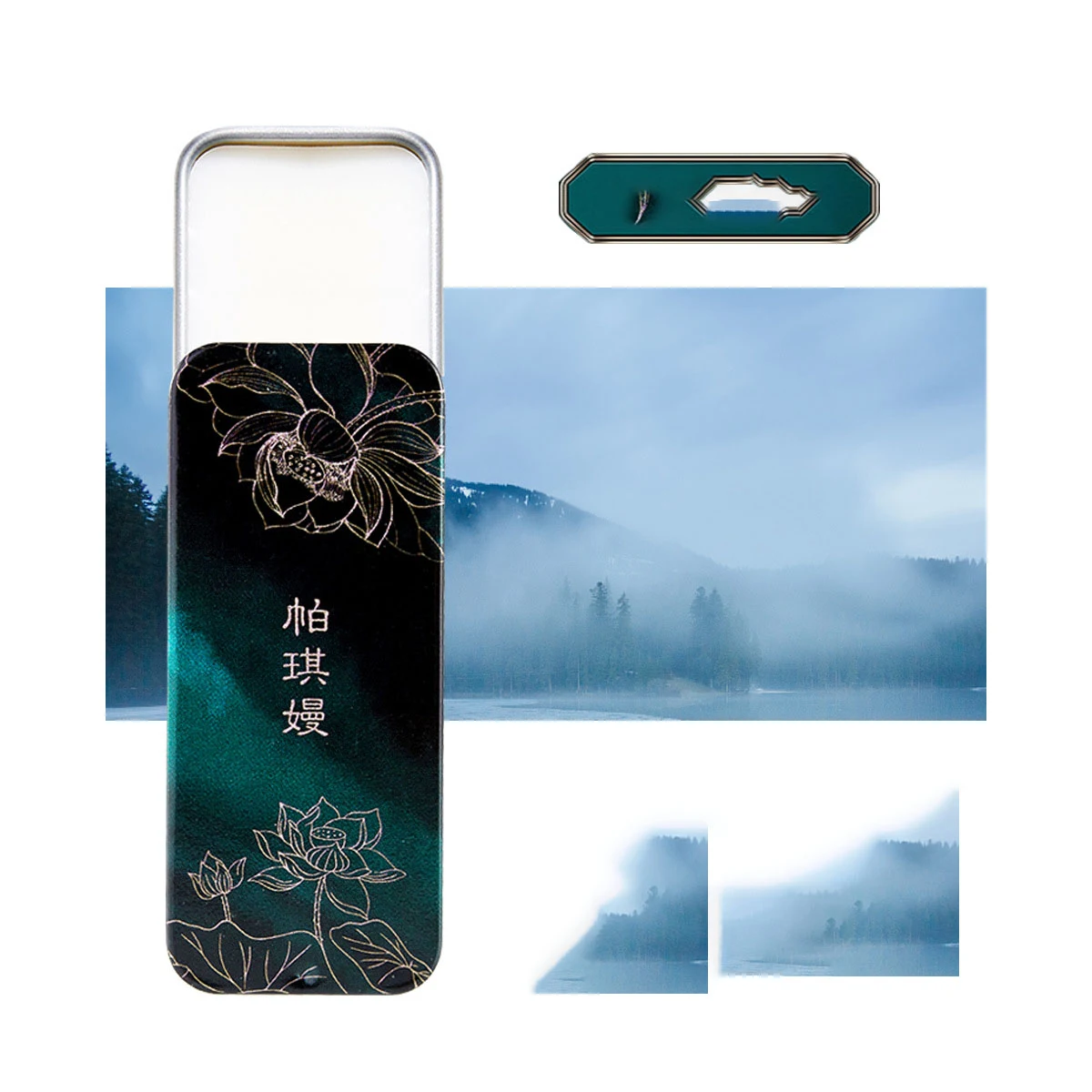 Balsamo Corpo Profumato Lotus Pond Moonlight Fragranza Leggera Profumo Tascabile Portatile Balsamo Solido Delicato Idratante — foto 2