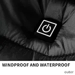 Heren Verwarmde Puffer Jacket Elektrische Verwarmde Jas Geïsoleerde Capuchon Windjack voor Warmte en Comfort tijdens de Winter. — foto 13
