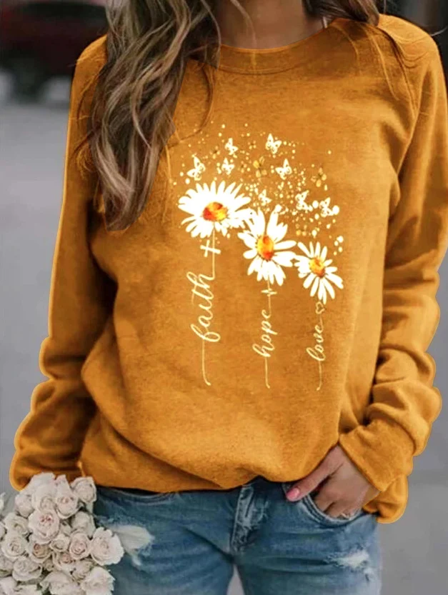 Title 7, Suéter casual europeu e americano estampado de ...