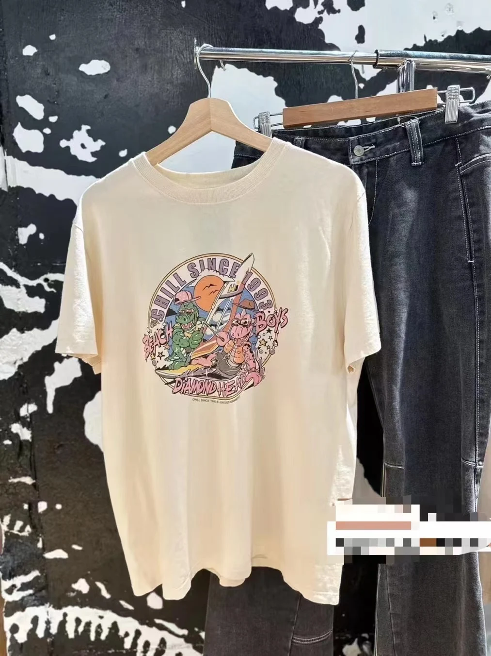 Title 3, BM Style Dinosaur Printed Cartoon Printed Short...
