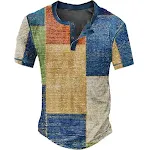 Camiseta masculina casual com estampa digital, solta e manga curta. Perfeita para um visual descontraído e confortável no dia a dia. — foto 7