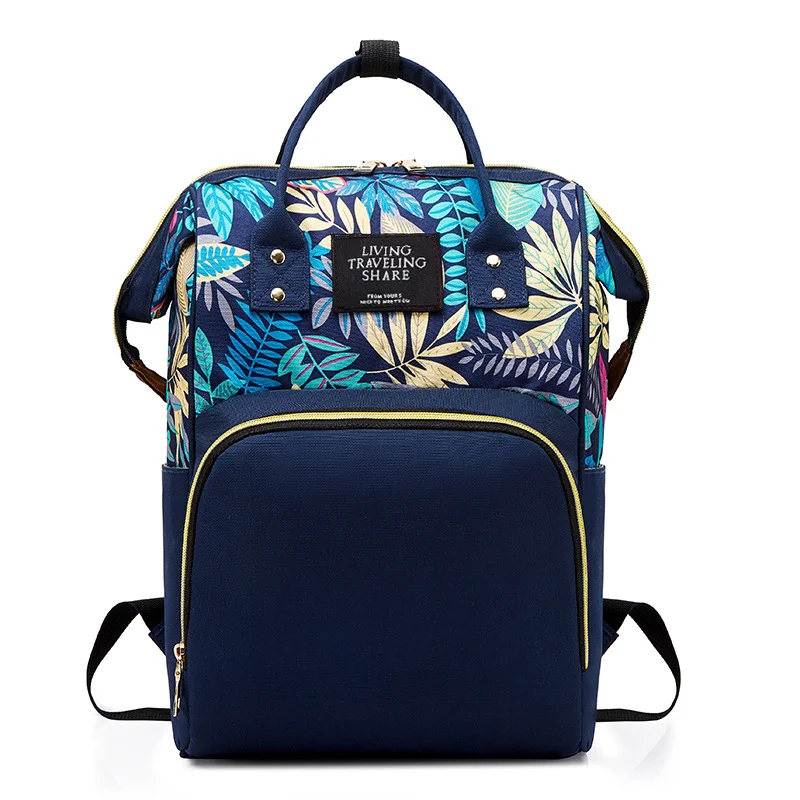 Mochila mamãe grande capacidade multifuncional à prova d'água, bolsa para mãe e bebê, ideal para passeios, com amplo espaço e praticidade. — foto 3