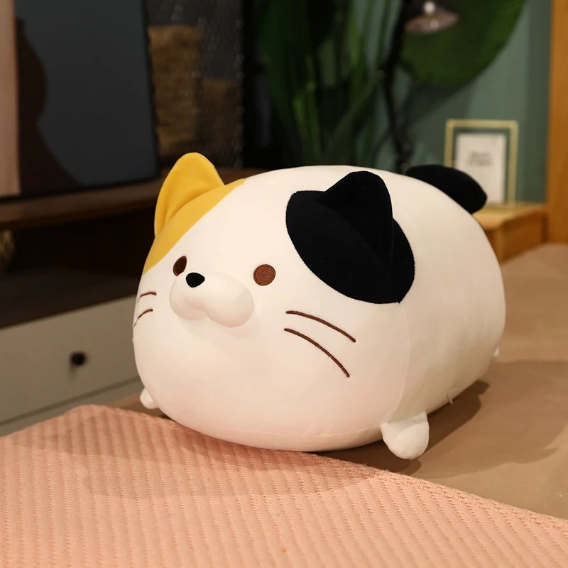 Japanese Dumpling Cat Plush Toy Doll Cute Fat House Cat Big Pillow Bed Hug Doll Wholesale Soft and Cuddly Comfort. — photo 6