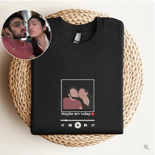 Title 3, T-shirt Personalizzata Manica Lunga/Corta Giroc...