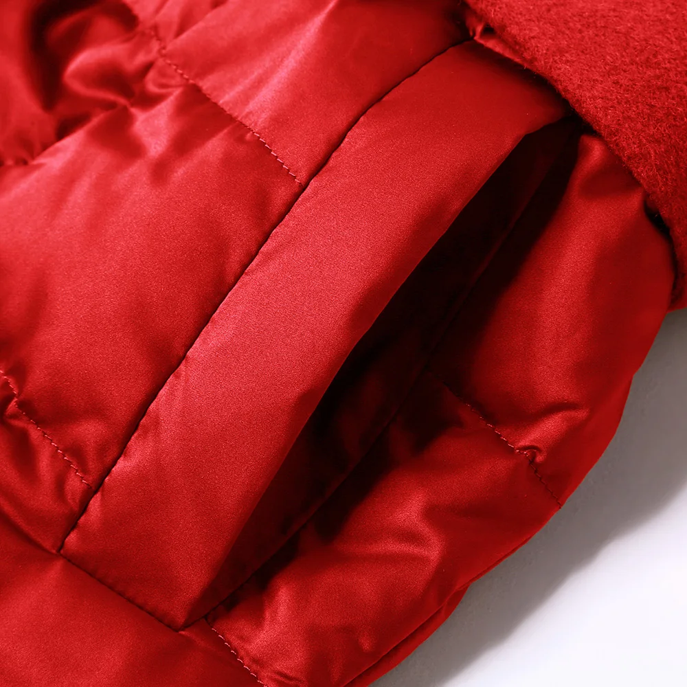 Title 10, Chaqueta de plumas con capucha y patchwork de e...