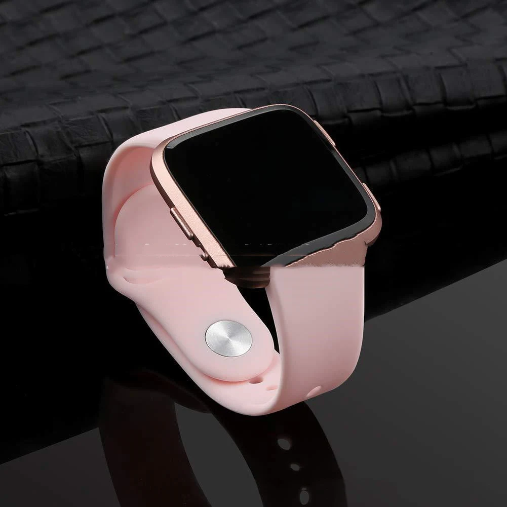 Title 5, Pulseira de silicone monocromática simples e du...