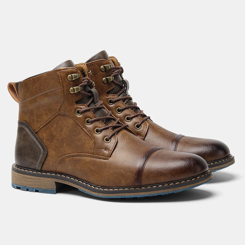 Botas Dr Martens masculinas cano alto, estilo e conforto para o dia a dia. Design icônico, durabilidade e versatilidade para diversas ocasiões. — foto 8
