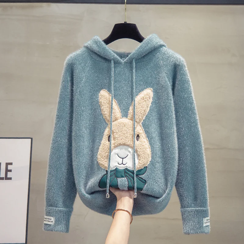 Title 5, Mulheres com capuz Mink Fleece Sweater Mulheres...