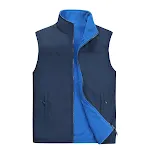 Men's Double-sided Polar Fleece Vest Autumn Winter Outdoor Leisure Sports Sleeveless Waistcoat Vest Middle-aged Vest — photo 7