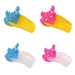 Estensione rubinetto per bambini a forma di rana e granchio, risparmio idrico, cartone animato, accessorio per il lavaggio delle mani. — foto 8