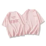 Camiseta feminina de verão solta com mangas curtas — foto 17