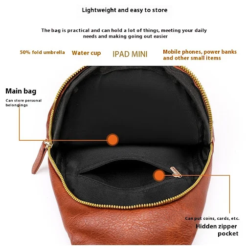 Title 18, Exquisite Small Messenger Bag for Women, Stylis...
