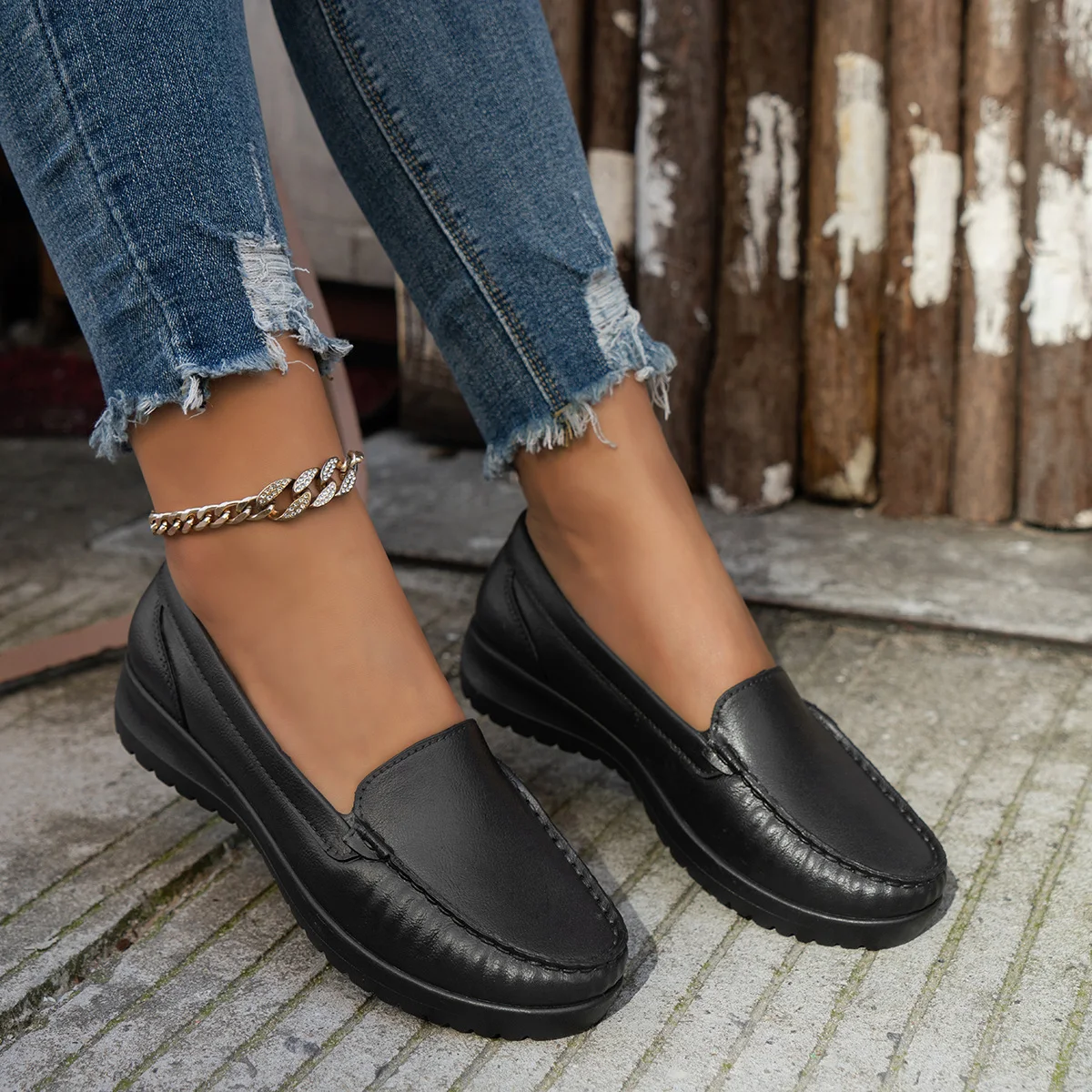 Title 6, Platform Loafers