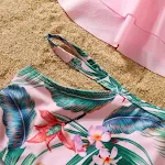 Costume da bagno bikini arricciato per famiglia genitore-figlio, perfetto per il divertimento in acqua, comodo e coordinato per tutti. — foto 23