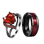 Anel de aço inoxidável com padrão de dragão, design elegante e resistente. Perfeito para homens e mulheres que buscam um acessório marcante. — foto 3