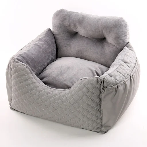 Title 1, Portable Pet Dog Car Kennel Cushion Safety Seat...