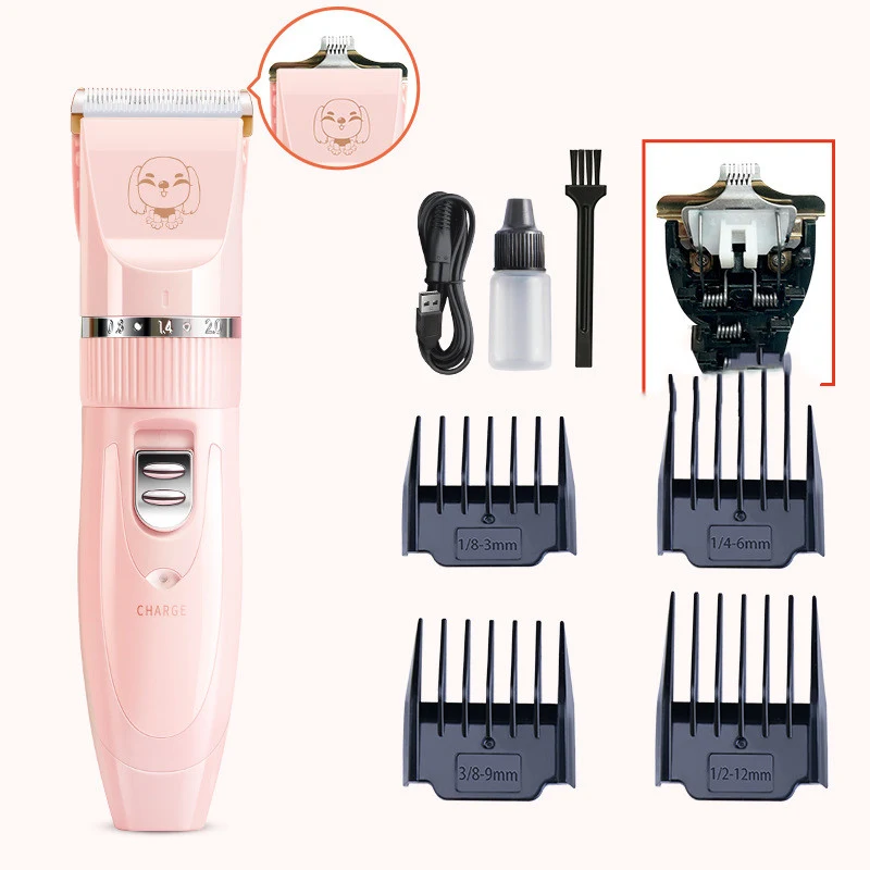 Juego de recortadora de cabello inalámbrica para mascotas con carga inalámbrica, belleza y cuidado completo para tu amigo peludo. — foto 6