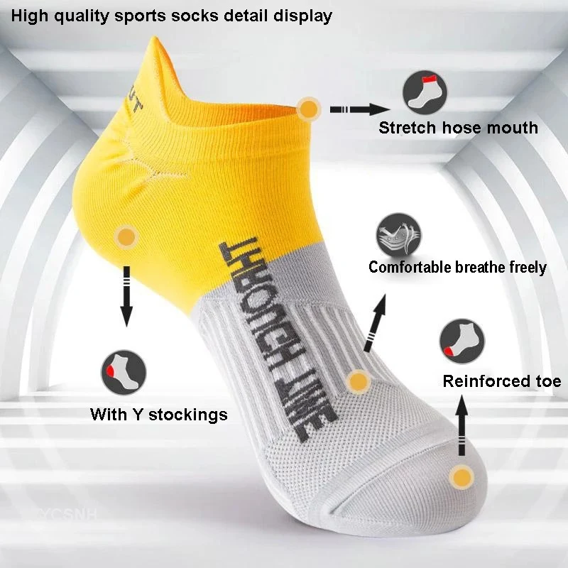Calzini da Corsa alla Moda, Traspiranti, Assorbi Sudore, Antiodore, Perfetti per l'Allenamento e la Corsa, Massimo Comfort e Prestazioni. — foto 9