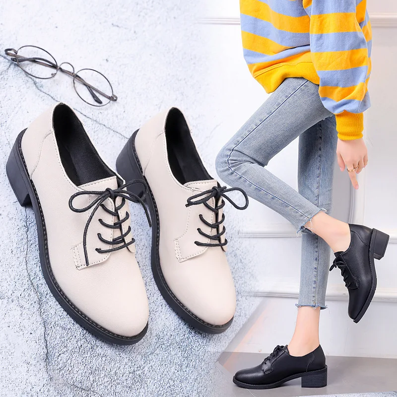 Title 7, British Style Shoes For Women in Spring and Aut...