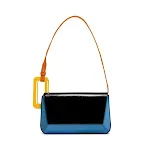 Blue and black