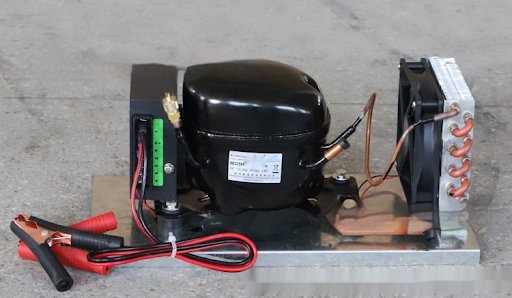 Title 4, Miniatur-Kühleinheit luftgekühlt R134a 12V24V. ...