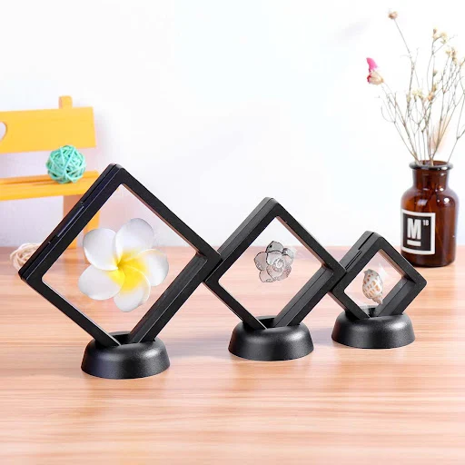 Title 7, Floating Frame Display Case Showcase Your Treas...