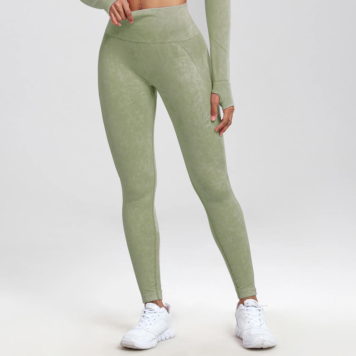 Title 8, Quick-drying Seamless Washing Yoga Exercise Lon...