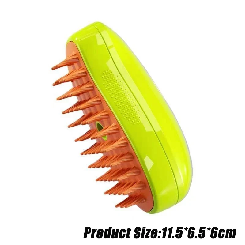Title 8, Steamy Dog Brush Electric Spray Cat Hair Brush ...