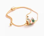 Pulseira étnica colorida com esmalte gotejante, adicione um toque de etnia e cor ao seu visual diário, destacando sua personalidade. — foto 3