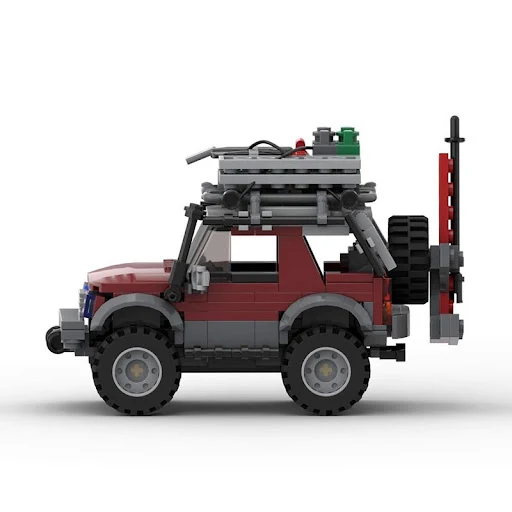 Title 4, Carro de brinquedo Off-Road DIY com blocos de m...