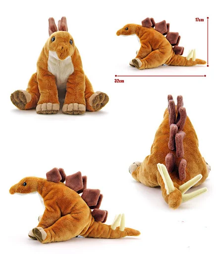 Title 3, Shasha Toy Dinosaur Stegosaurus Doll Cute Stego...