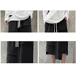Dark Hip-Hop Irregular Design Sports Shorts Male High Street Casual Beach Five-Point Pants Male — photo 2