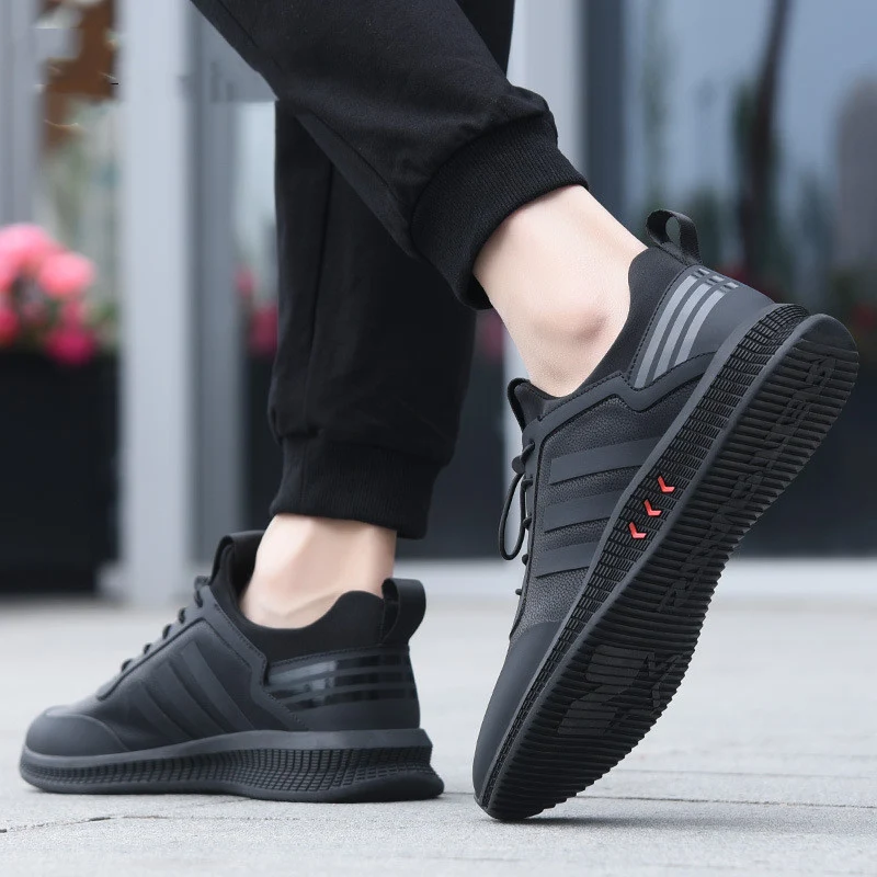 Title 5, Chaussures de sport décontractées noires pour h...