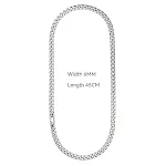 Necklace Width 6mm Length 45cm