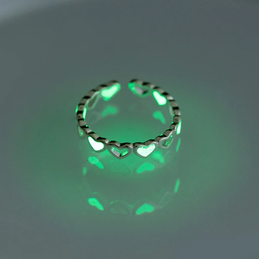 Anel Pulseira Coração Borboleta Azul Luminoso Antidesbotamento, Joia Feminina, Design Encantador, Beleza Radiante, Acessório Perfeito — foto 4