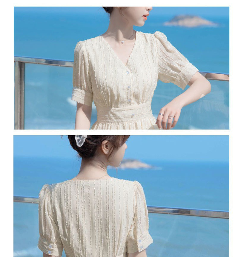 Title 2, Vestido de verano para mujer falda francesa chi...