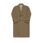 Mrcyc Woolen Coat Men's British Style Korean Fashion Winter Woolen Coat Medium Length Thickened Denim Windbreaker — photo 3
