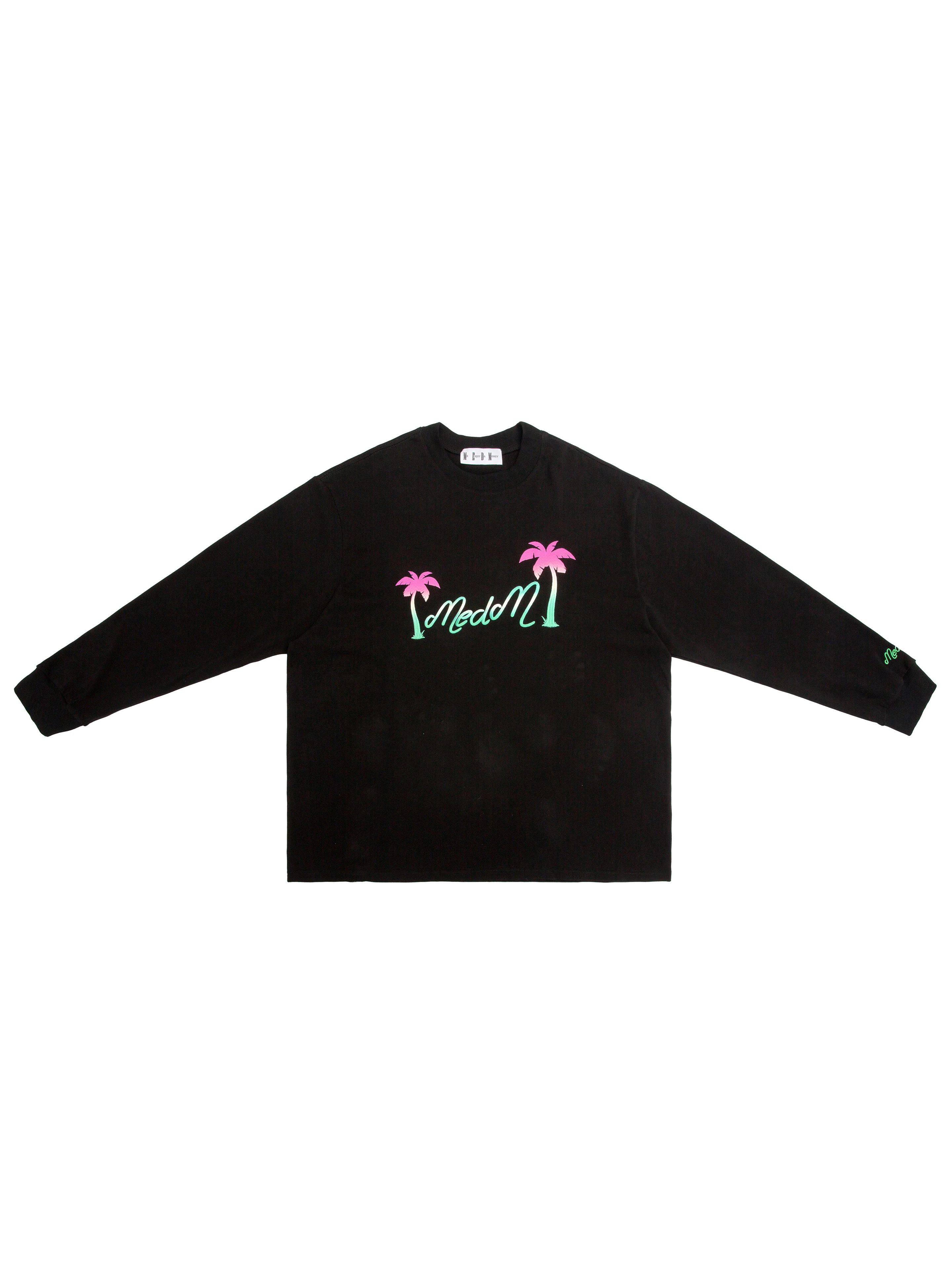 Title 8, Couples Long-Sleeved T-Shirt 300g Coconut Tree ...