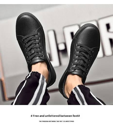 Title 16, Punching Hollowed Leisure Cowhide Board Shoes