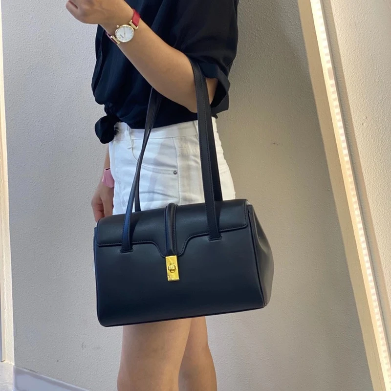 Tote Bag in Pelle Bovina Primo Strato, Grande Capacità, per Viaggi, Lavoro o Uso Quotidiano, Robusta ed Elegante, Spaziosa e Pratica — foto 7