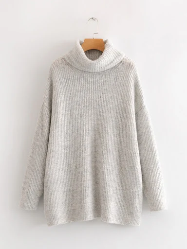 Title 7, Fashion Loose Long Sleeve Pullover Sweater