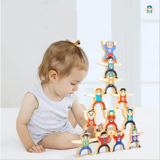 Title 4, Brinquedo de descompressão blocos empilháveis A...