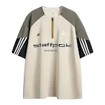 Men's Three Colors Patchwork Stripes T-Shirt, a stylish and comfortable top, perfect for casual wear and easy to match w — photo 4