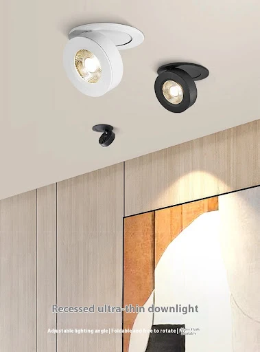 Title 3, LED Embedded Folding Spotlight for versatile li...