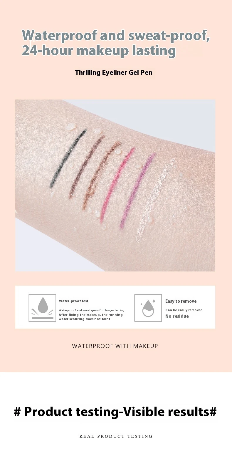 Title 7, Heartbeats Color Eyeliner Ultra-fin Imperméable...